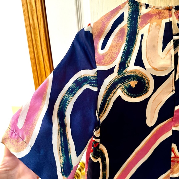 NWT Carleen Boykin Tee Silk Blouse - Picture 9 of 13